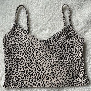 Super cute cheetah print tank top